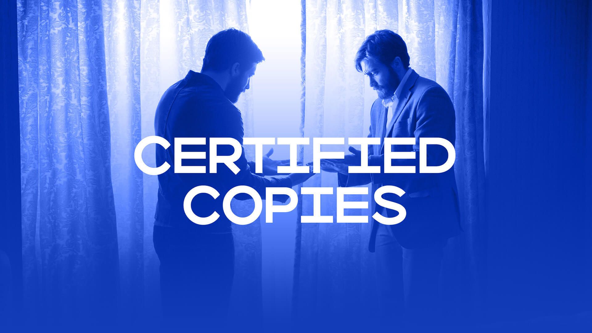 Certified Copies